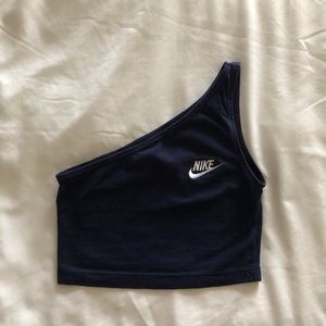 Original Nike One Shoulder Crop Top